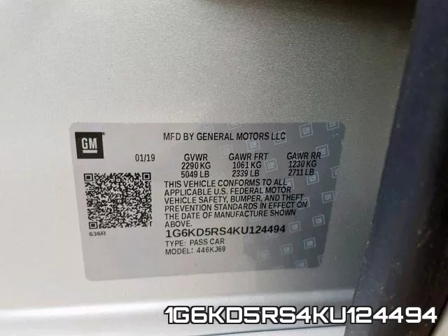 1G6KD5RS4KU124494 фото 2