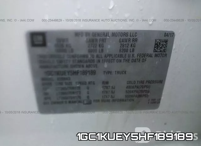 1GC1KUEY5HF189189 фото 9