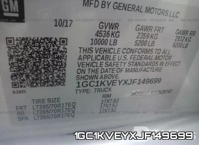 1GC1KVEYXJF149699 фото 10