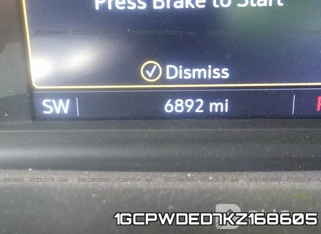 1GCPWDED7KZ168605 фото 8