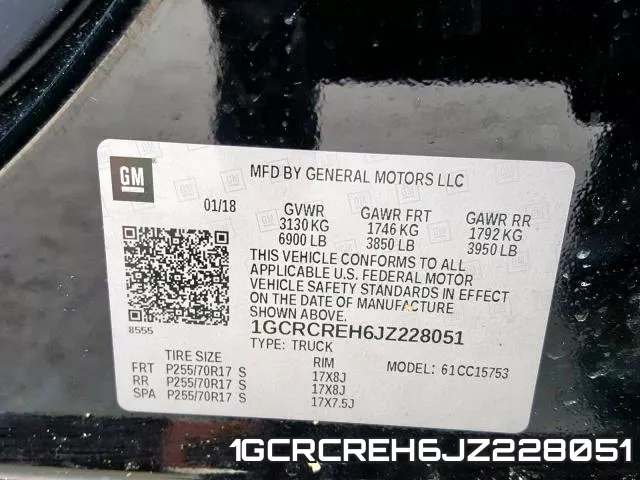 1GCRCREH6JZ228051 фото 2