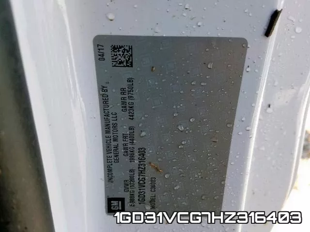 1GD31VCG7HZ316403 фото 2