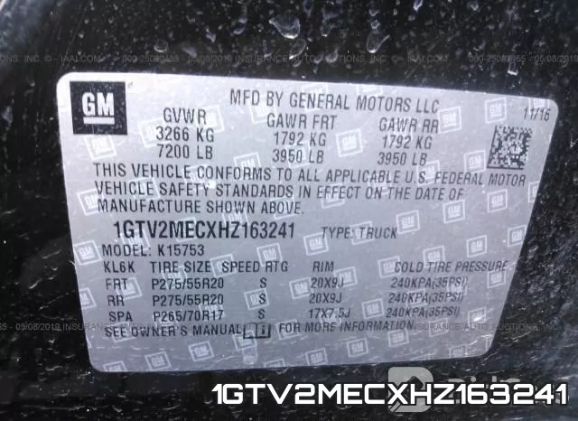 1GTV2MECXHZ163241 фото 10