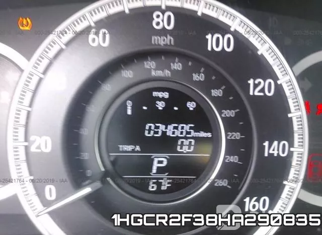 1HGCR2F38HA290835 фото 8