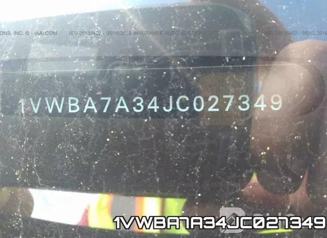 1VWBA7A34JC027349 фото 10