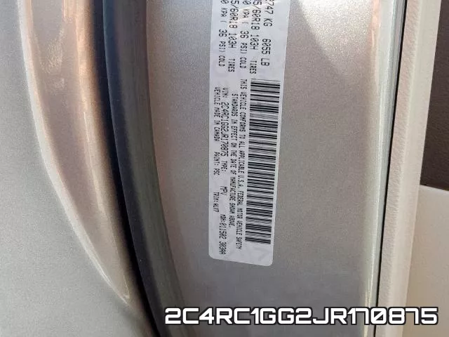 2C4RC1GG2JR170875 фото 2