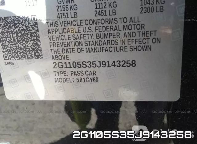 2G1105S35J9143258 фото 10
