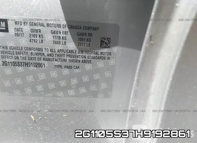 2G1105S37H9192861 фото 9