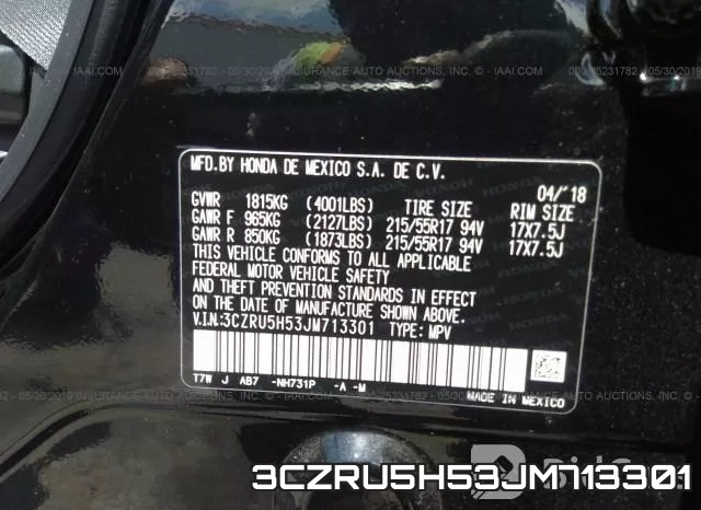 3CZRU5H53JM713301 фото 10
