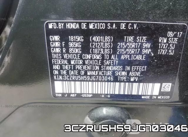 3CZRU5H59JG703046 фото 10