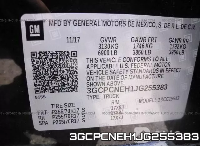 3GCPCNEH1JG255383 фото 10