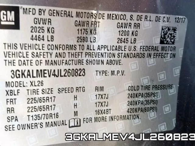 3GKALMEV4JL260823 фото 2