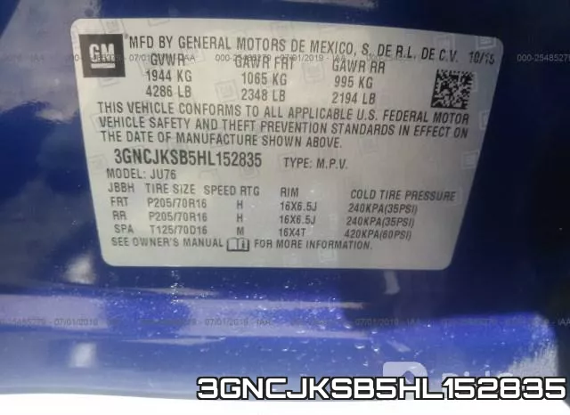 3GNCJKSB5HL152835 фото 10