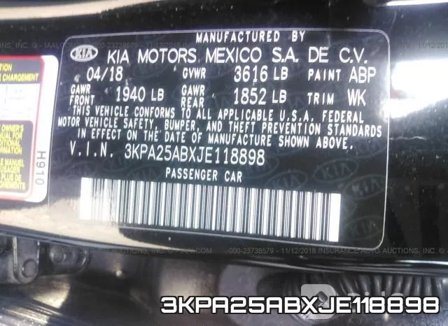 3KPA25ABXJE118898 фото 10