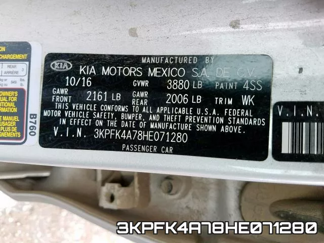 3KPFK4A78HE071280 фото 2