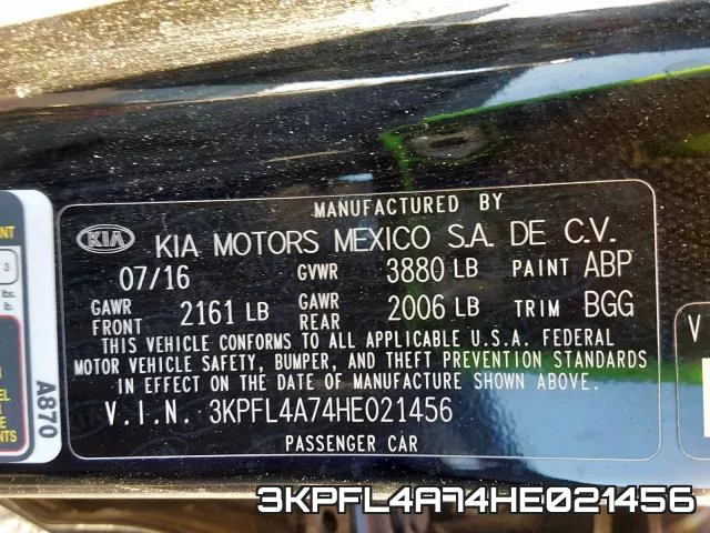 3KPFL4A74HE021456 фото 2