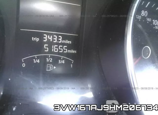 3VW167AJ9HM206734 фото 8