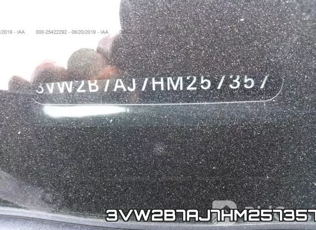 3VW2B7AJ7HM257357 фото 10