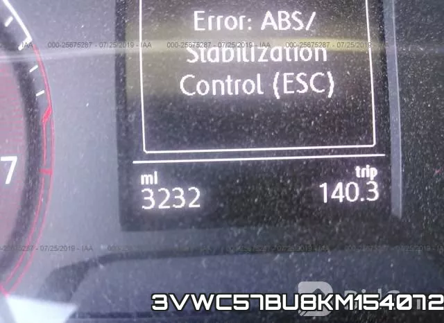 3VWC57BU8KM154072 фото 8