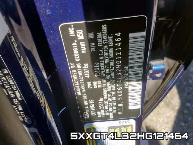 5XXGT4L32HG121464 фото 2