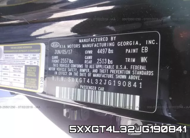 5XXGT4L32JG190841 фото 10