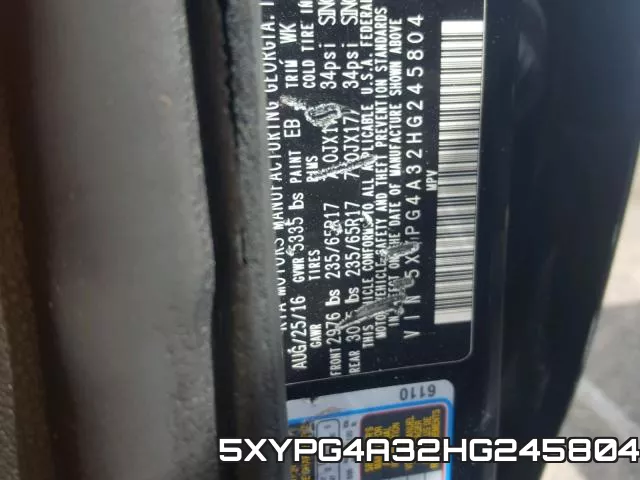 5XYPG4A32HG245804 фото 2