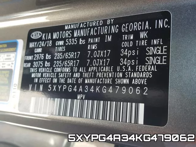 5XYPG4A34KG479062 фото 2
