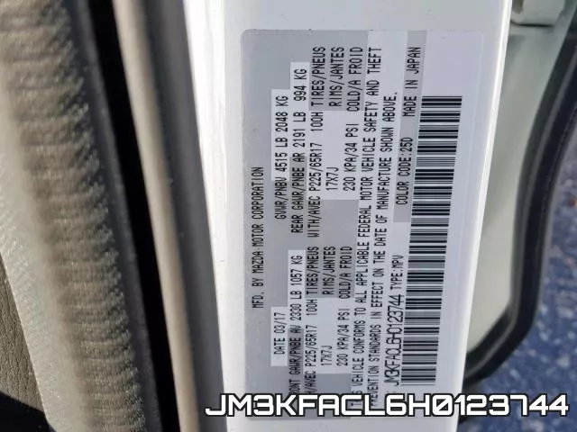 JM3KFACL6H0123744 фото 2
