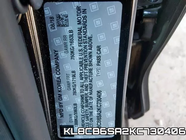 KL8CB6SA2KC730406 фото 2