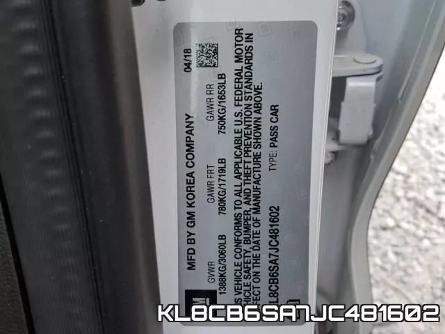 KL8CB6SA7JC481602 фото 2
