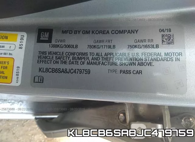 KL8CB6SA8JC479759 фото 10