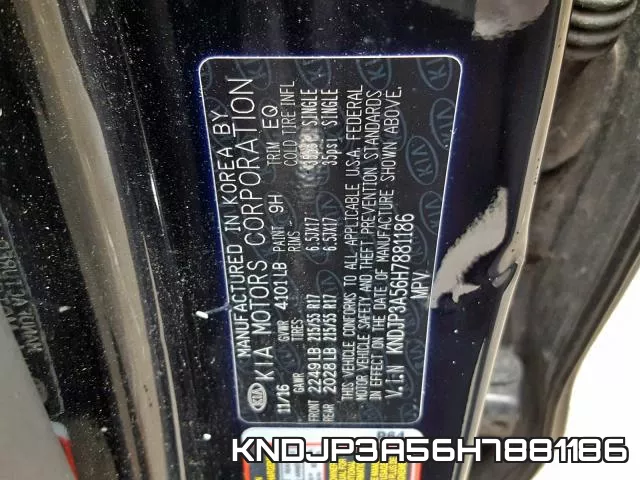 KNDJP3A56H7881186 фото 2
