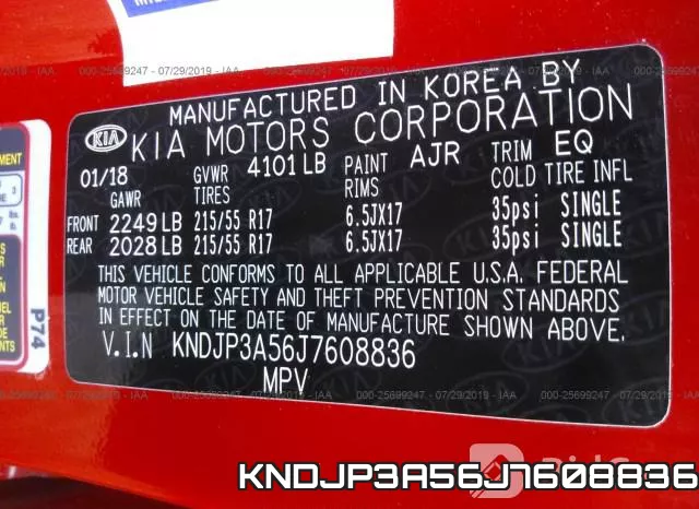 KNDJP3A56J7608836 фото 10