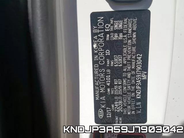 KNDJP3A59J7903042 фото 2