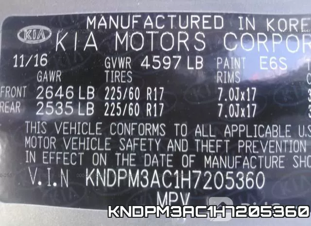 KNDPM3AC1H7205360 фото 10