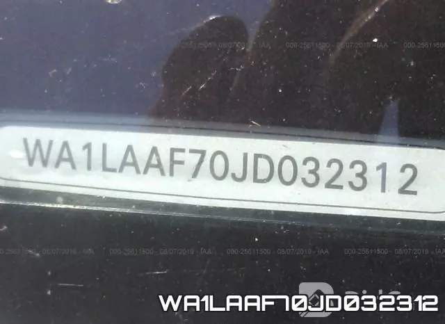 WA1LAAF70JD032312 фото 10