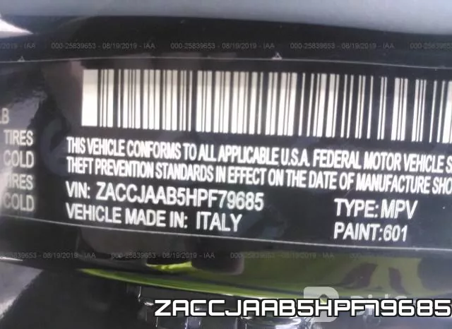 ZACCJAAB5HPF79685 фото 10