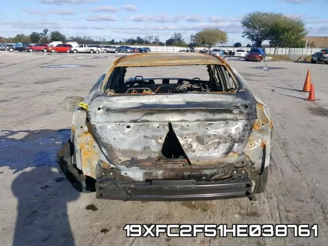 19XFC2F51HE038761 фото 2