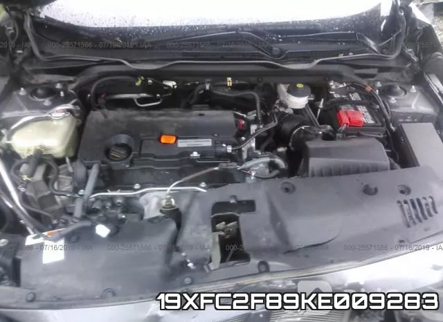 19XFC2F89KE009283 фото 2