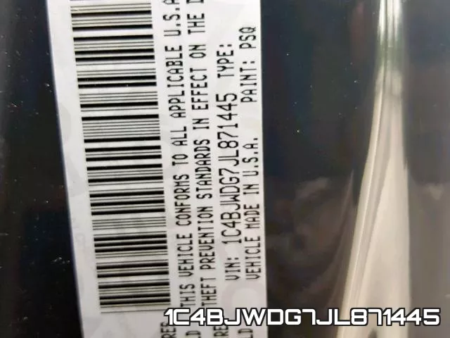 1C4BJWDG7JL871445 фото 2