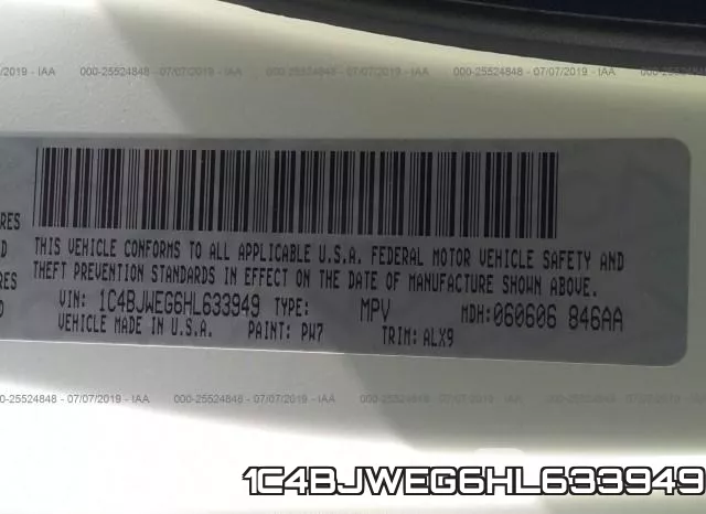 1C4BJWEG6HL633949 фото 10