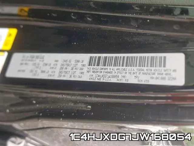 1C4HJXDG7JW168054 фото 2