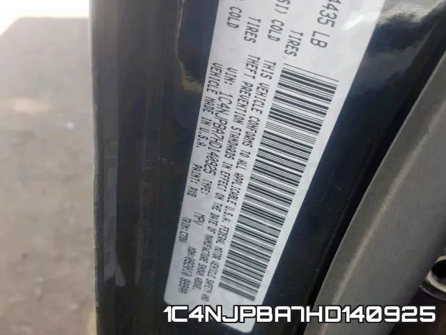 1C4NJPBA7HD140925 фото 2