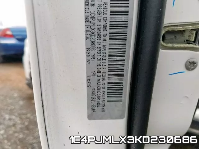 1C4PJMLX3KD230686 фото 2