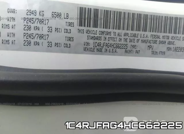 1C4RJFAG4HC662225 фото 10
