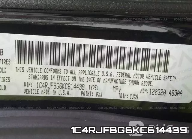 1C4RJFBG6KC614439 фото 10