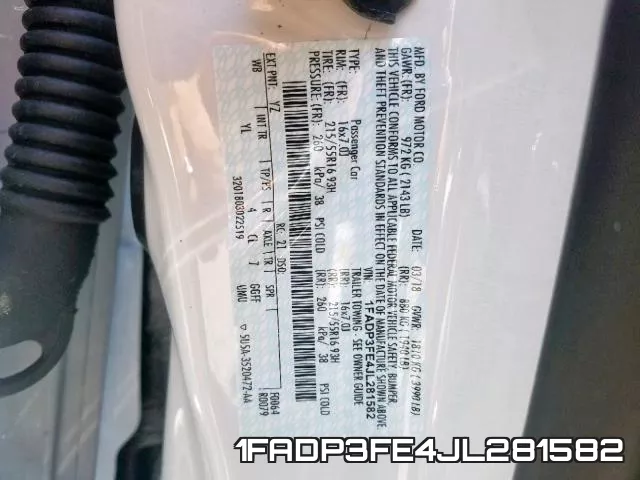 1FADP3FE4JL281582 фото 2