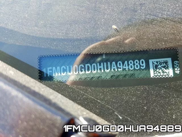 1FMCU0GD0HUA94889 фото 2