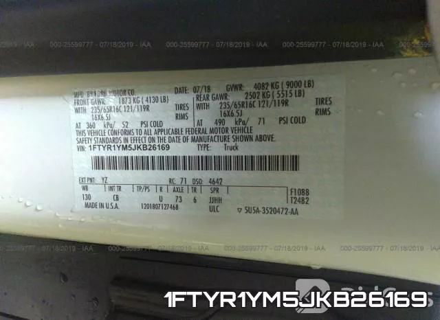 1FTYR1YM5JKB26169 фото 10