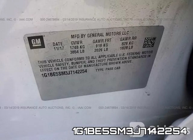 1G1BE5SM3J7142254 фото 10